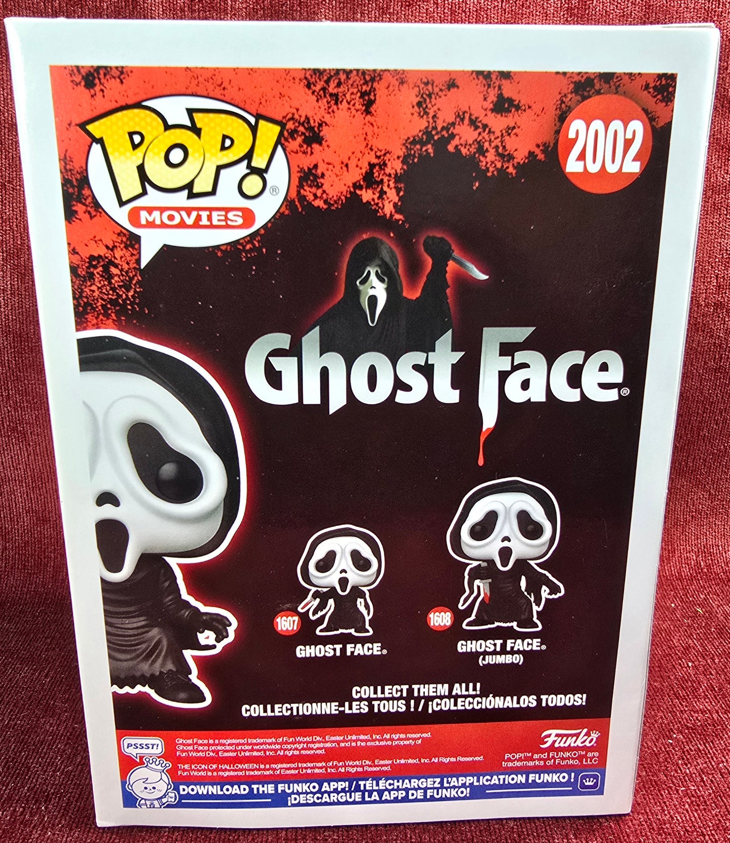 Funko Pop! Vinyl: Ghost Face #2002 (Nib) with pop protector