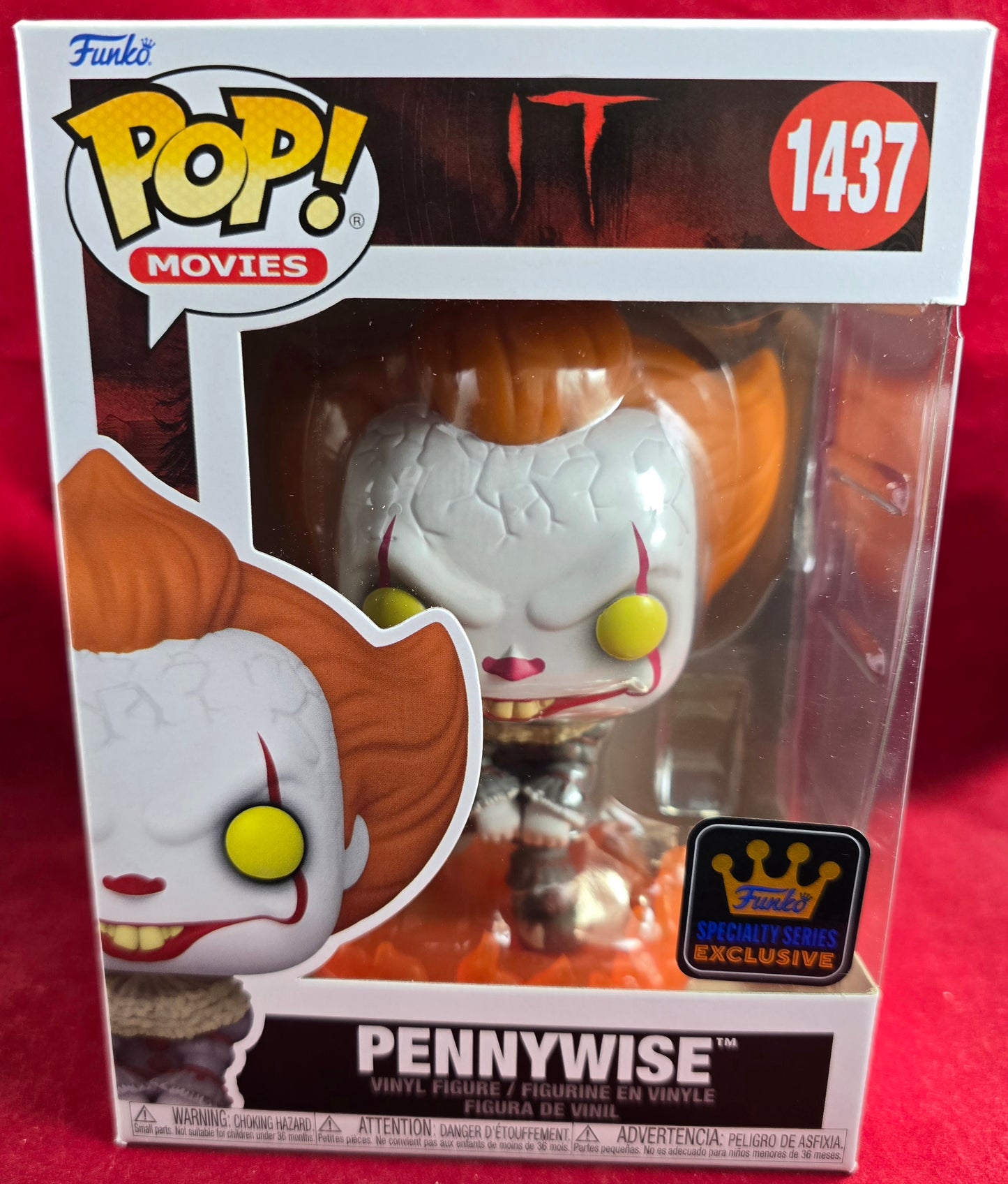 Pennywise specialty series funko # 1437 (nib) With pop protector