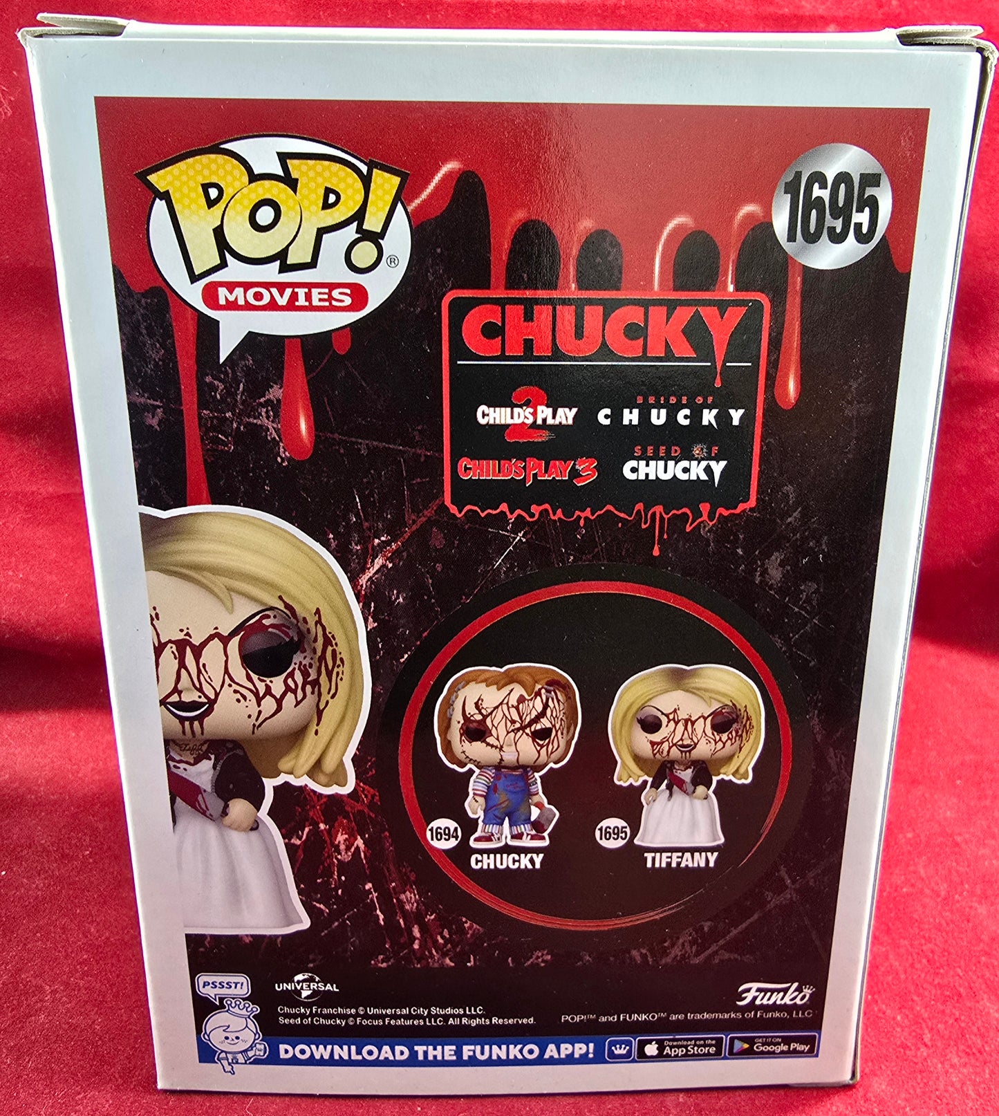 Tiffany entertainment earth exclusive funko # 1695 (nib) With pop protector