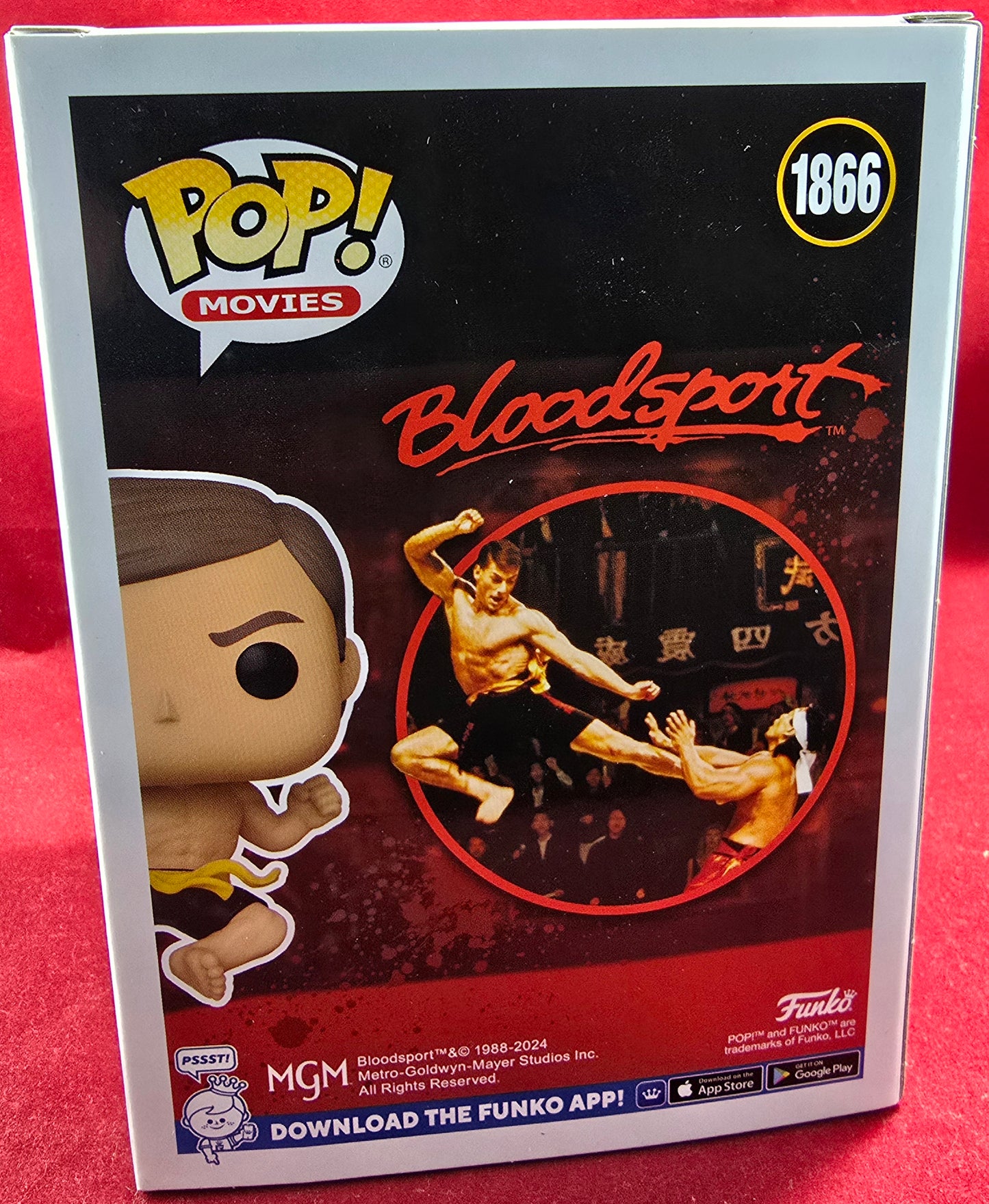 Bloodsport funko # 1866 (nib)
With pop protector