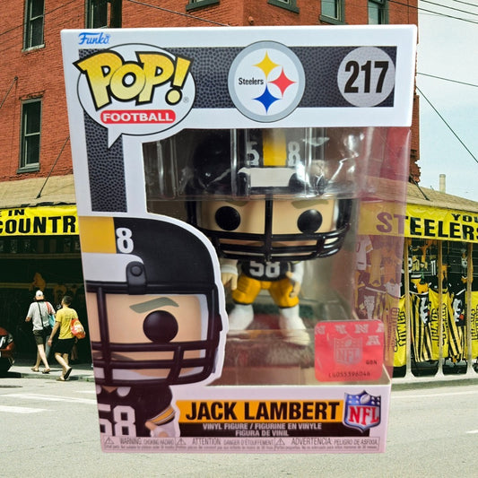 Funko POP! Football: Jack Lambert # 217 (Nib)
With pop protector