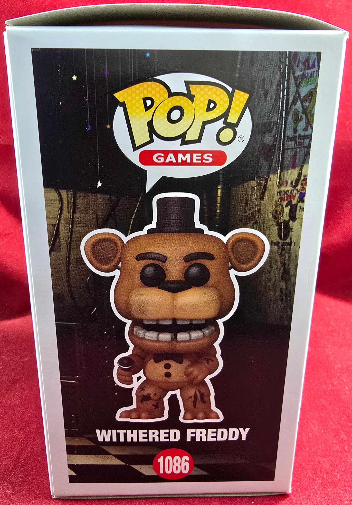 Withered Freddy funko # 1086 (nib)with pop protector