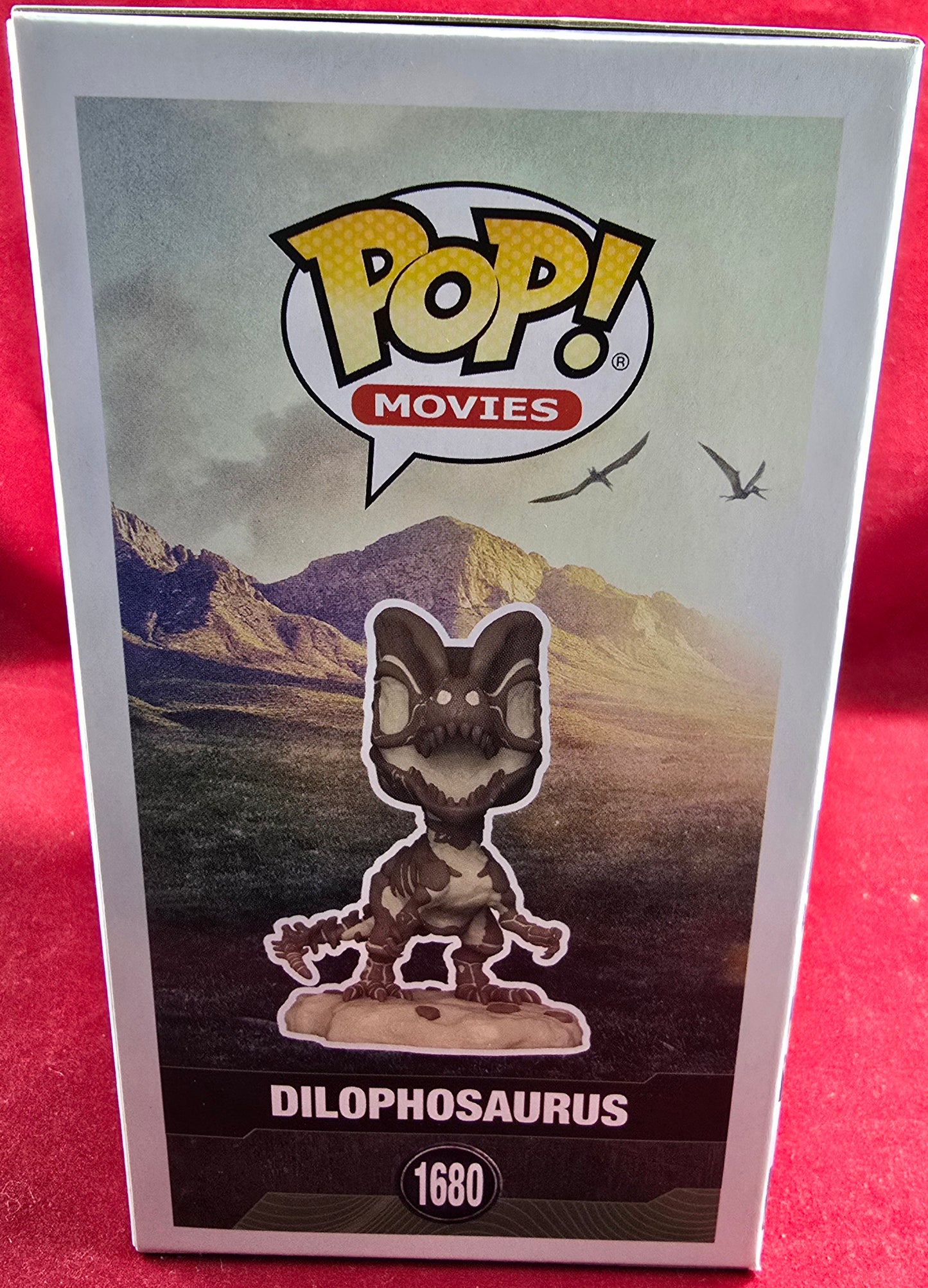 Dilophosaurus funko # 1680 (nib) With pop protector