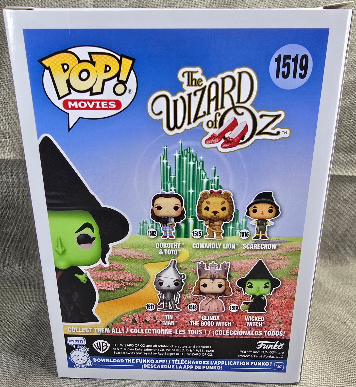 Wicked witch funko # 1519 (nib) with pop protector