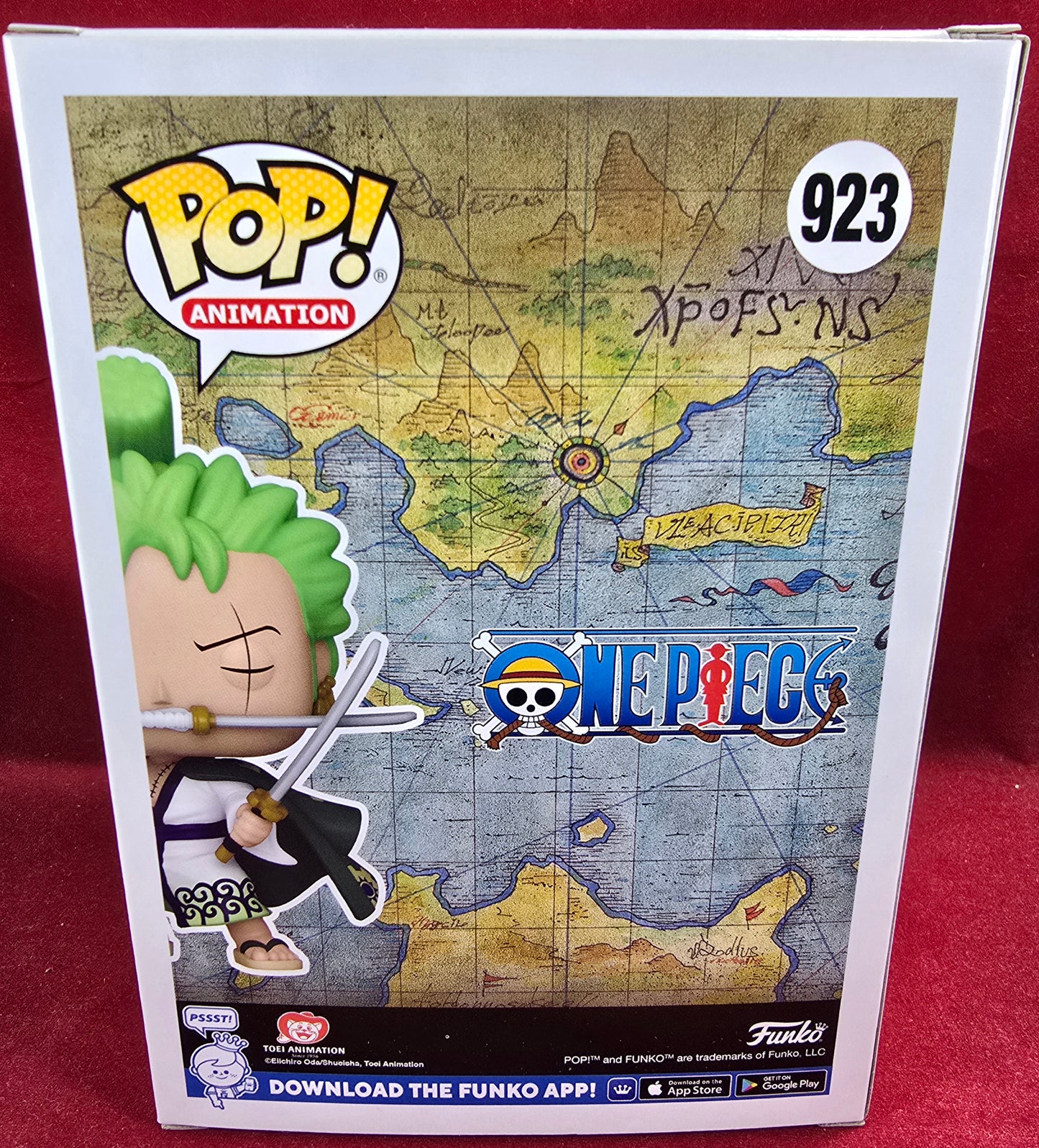 Roronoa Zoro Volcano x exclusive funko # 923 (nib) With pop protector