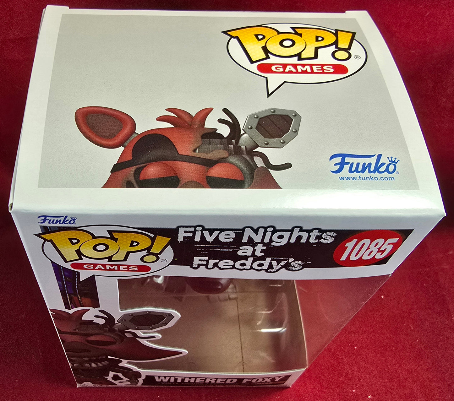 Withered foxy funko # 1085 (nib) With pop protector