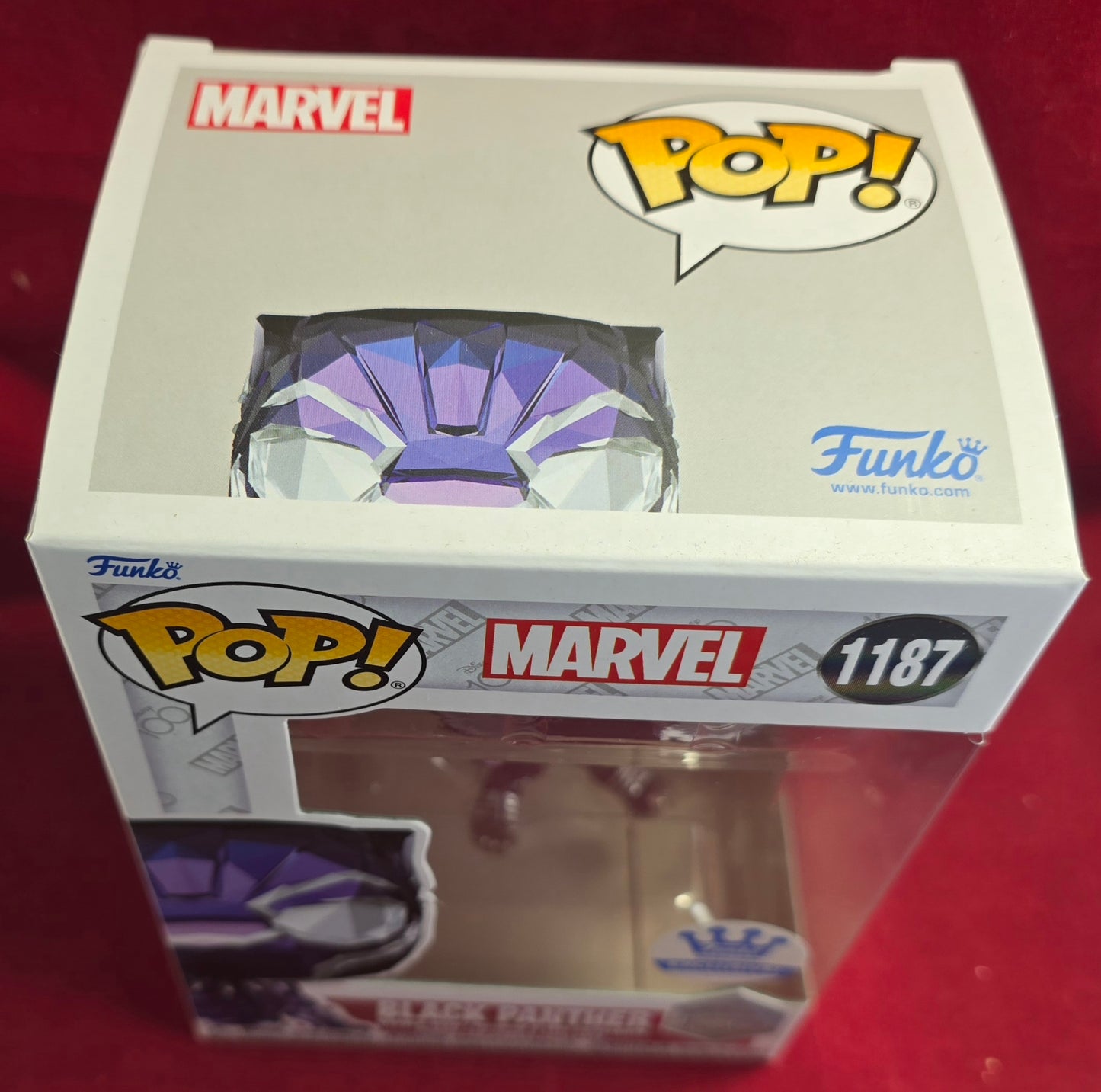 Black panther funko exclusive # 1187 (nib) With pop protector