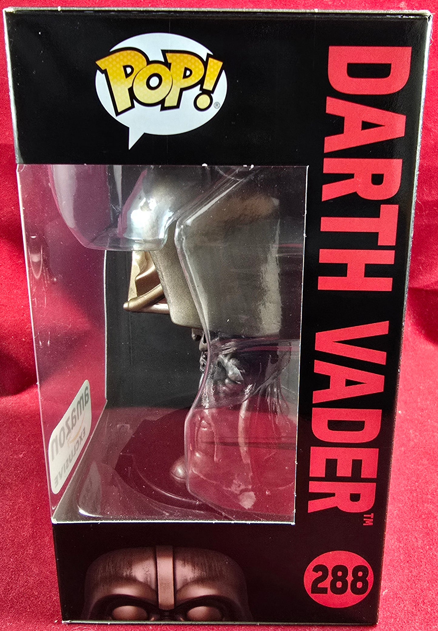 Darth vader amazon exclusive funko # 288 (nib) with pop protector