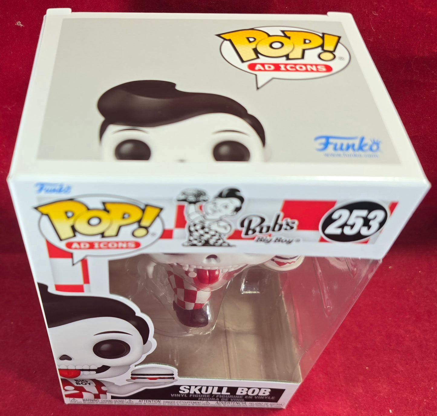 Skull Bob funko # 253 (nib) With pop protector