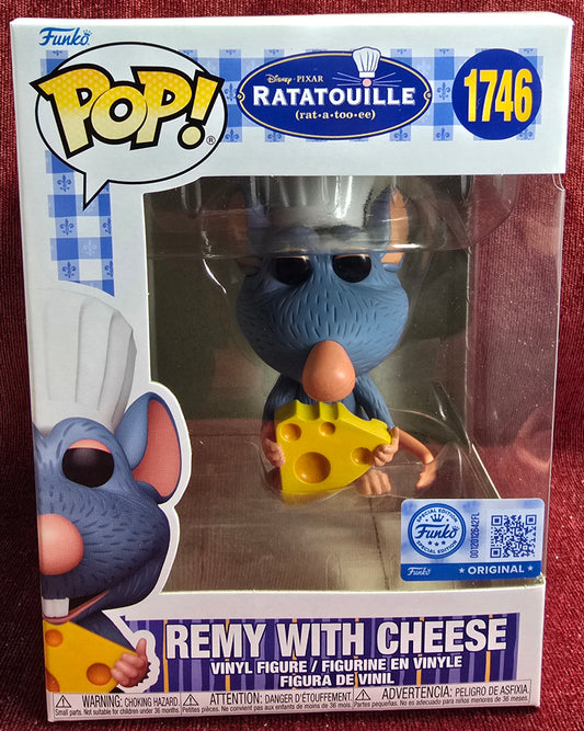 FUNKO POP! Animation: REMY With Cheese Exclusive # 1746Â (Nib)
With pop protector