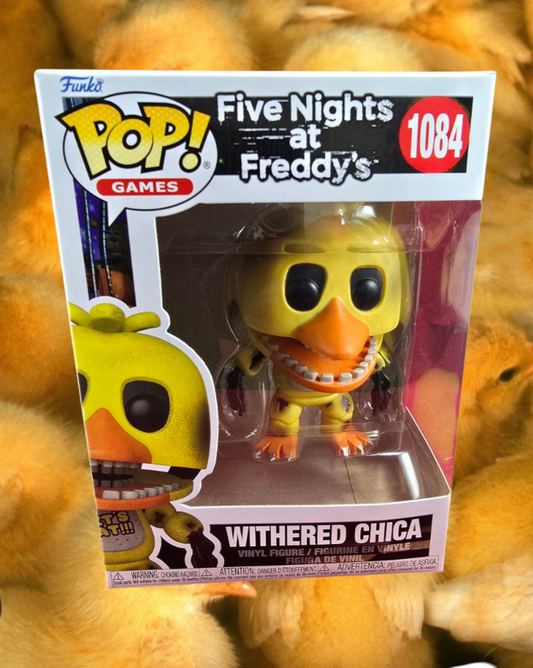Withered Chica Funko # 1084 (nib) With pop protector