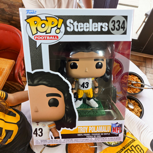 Funko POP! Troy Polamalu Funko # 334 (Nib)
With pop protector