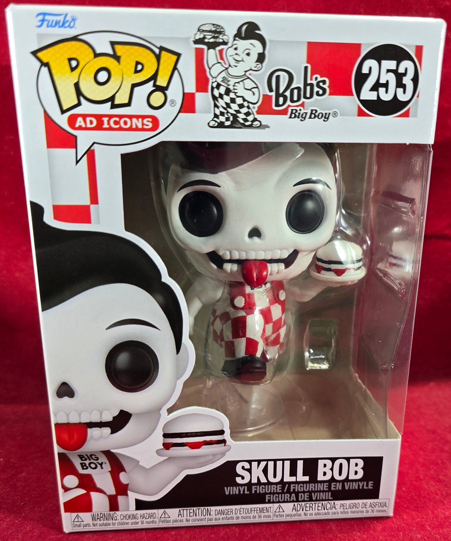 Skull Bob funko # 253 (nib) With pop protector