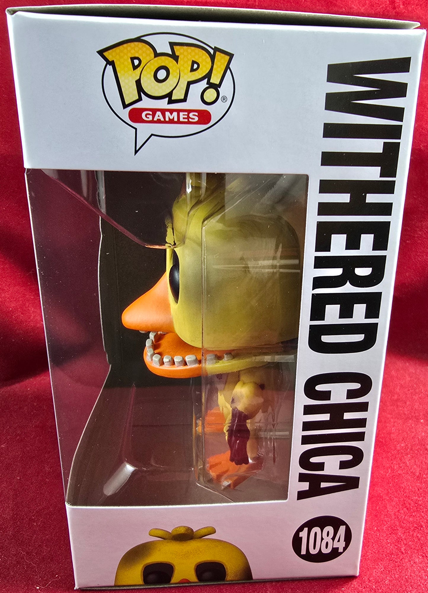 Withered Chica Funko # 1084 (nib) With pop protector
