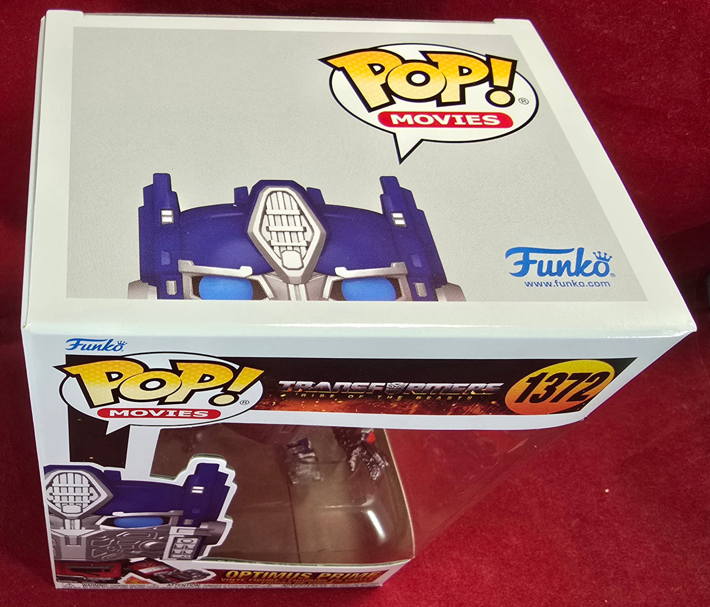 Optimus Prime funko # 1372 (nib) With pop protector
