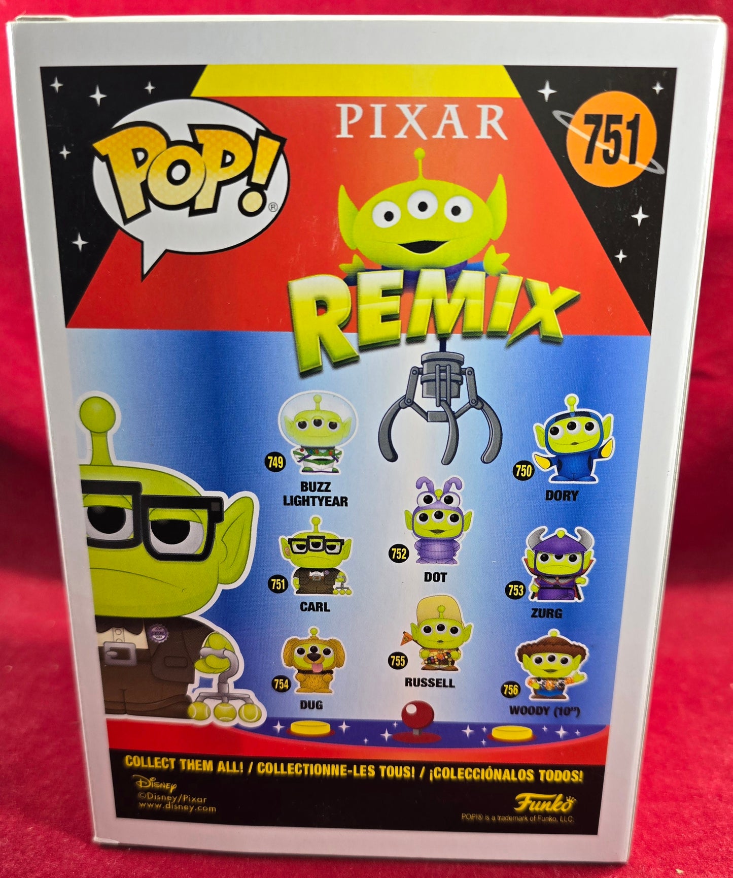 Carl funko # 751 (nib) With pop protector