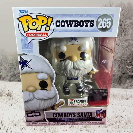 Cowboys Santa fanatics exclusive funko # 265 (nib) With pop protector