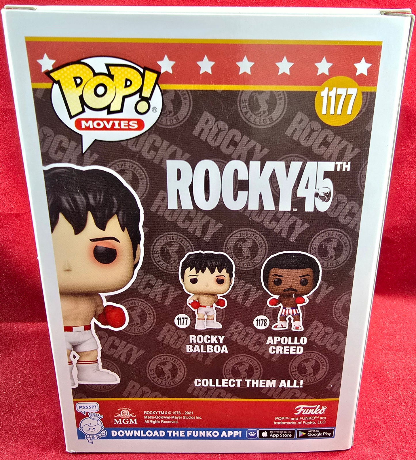 Rocky funko # 1177 (nib) With pop protector