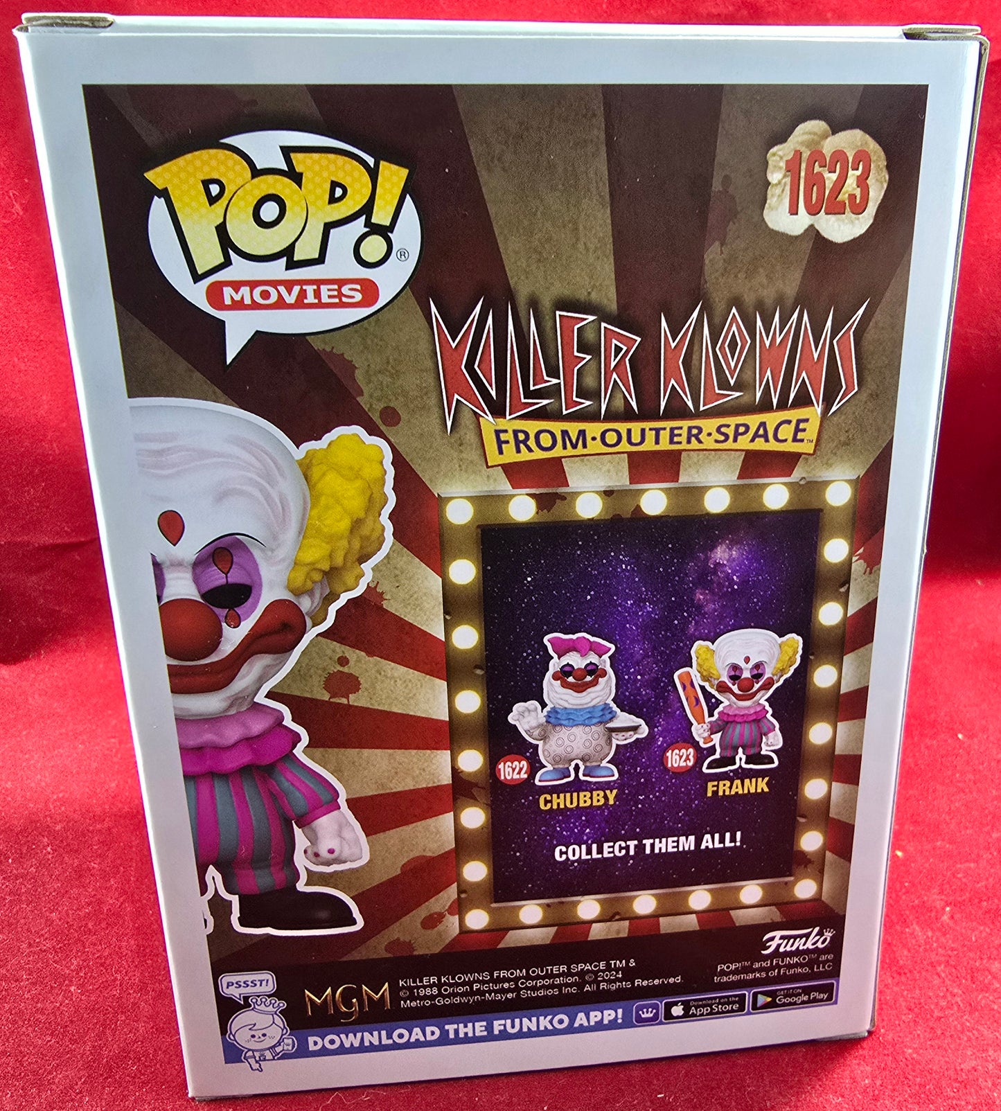 Frank funko # 1623 (nib) With pop protector