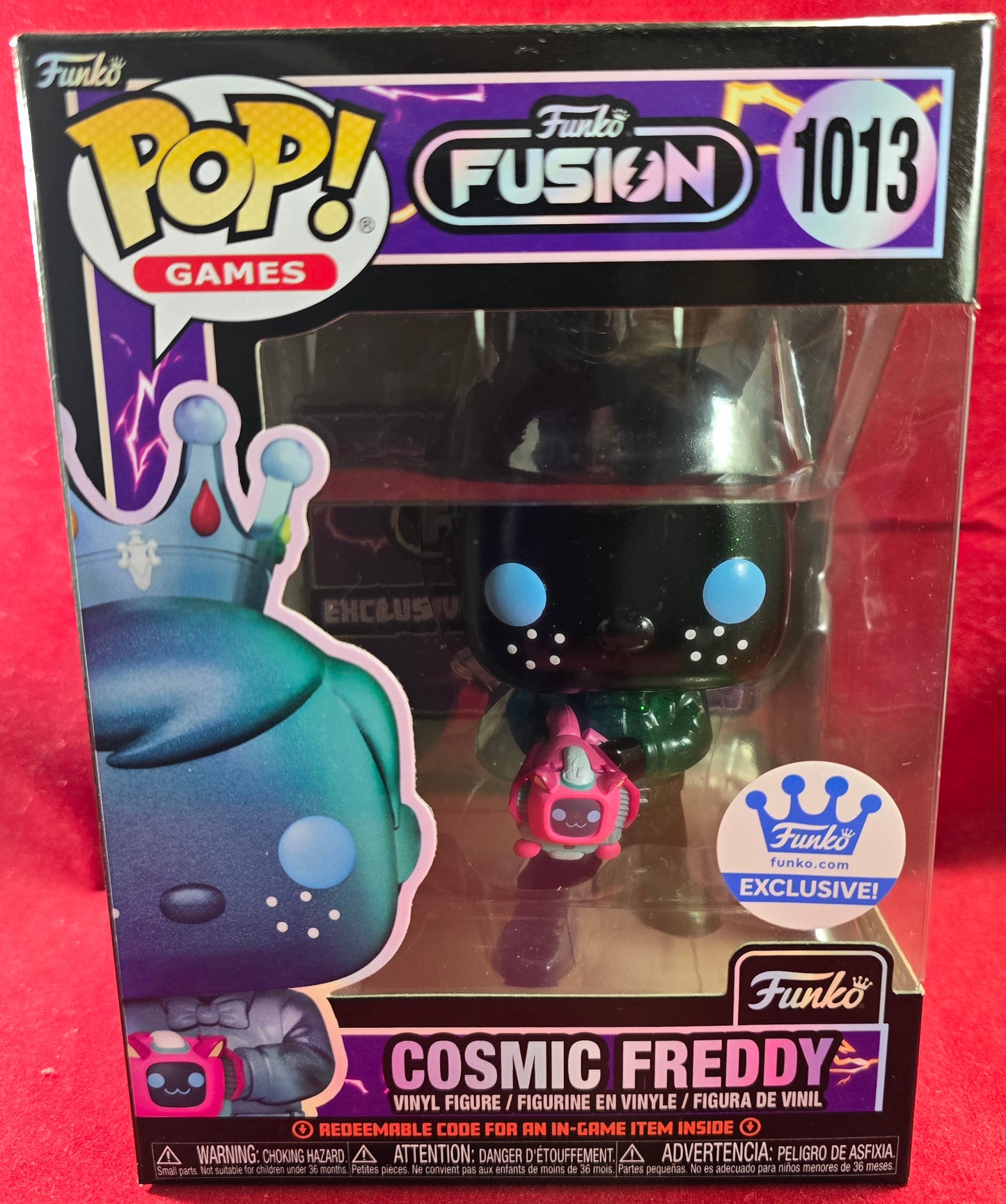Cosmic Freddy funko exclusive # 1013 (nib) With pop protector
