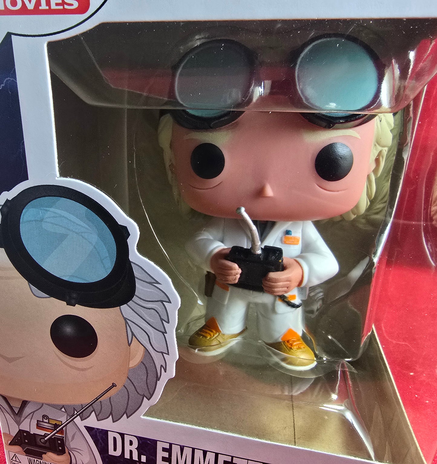 Dr. Emmett Brown funko # 50 (nib) with pop protector