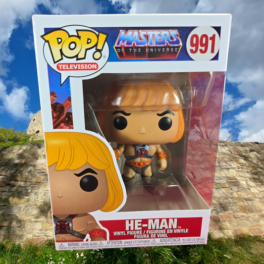 He-Man Funko #991 (Nib)
With pop protector