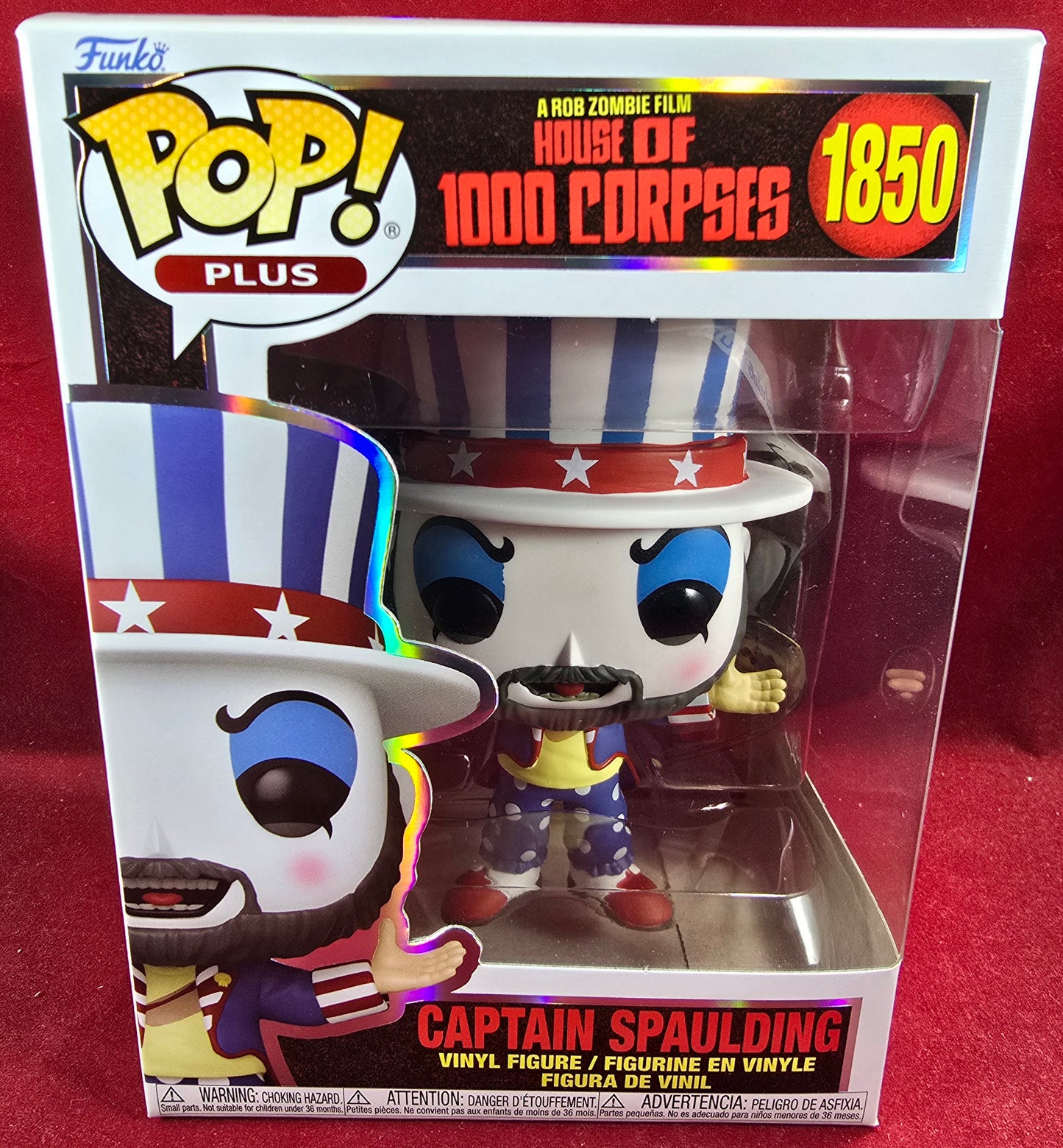 Captain Spaulding funko # 1850 (nib) With pop protector