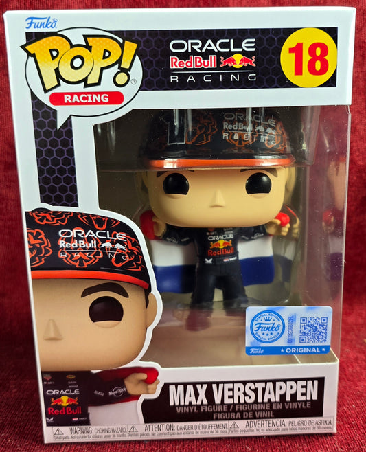 Funko Pop! Racing: Max Verstappen # 18 (Nib)
With pop protector