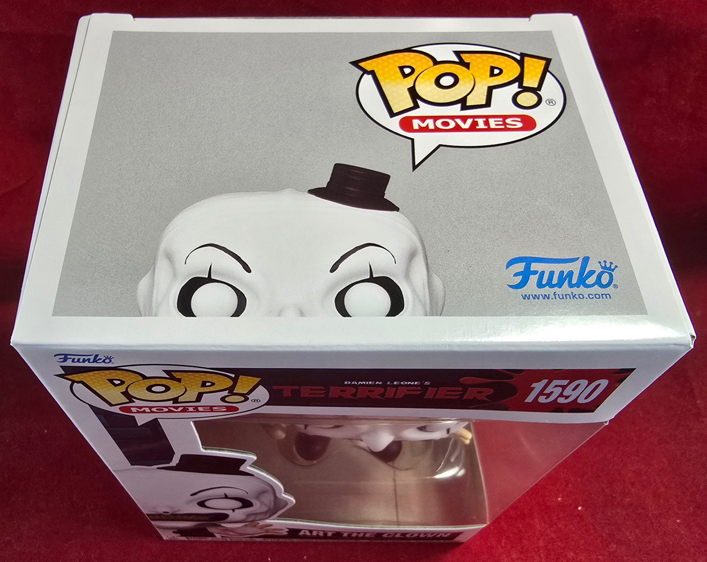 Art the clown funko # 1590 with pop protector