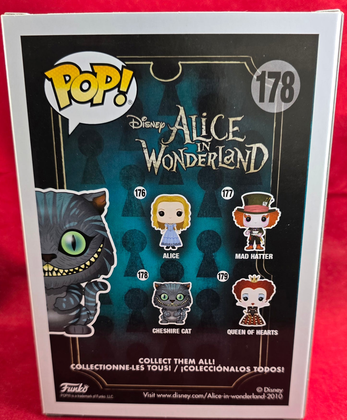 Chesire cat funko # 178 (nib) With pop protector