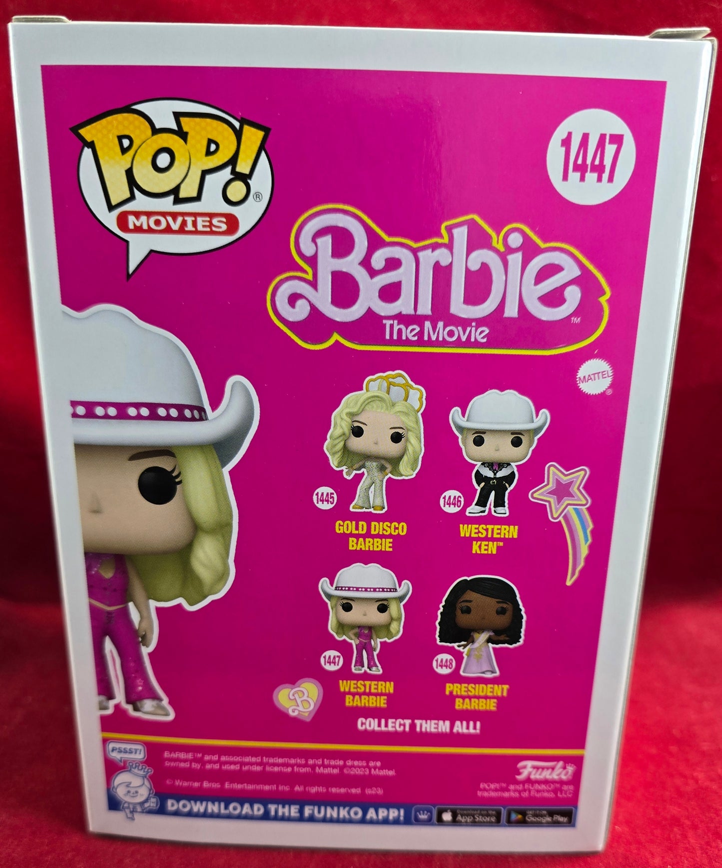 Western Barbie funko # 1447 (nib) With pop protector