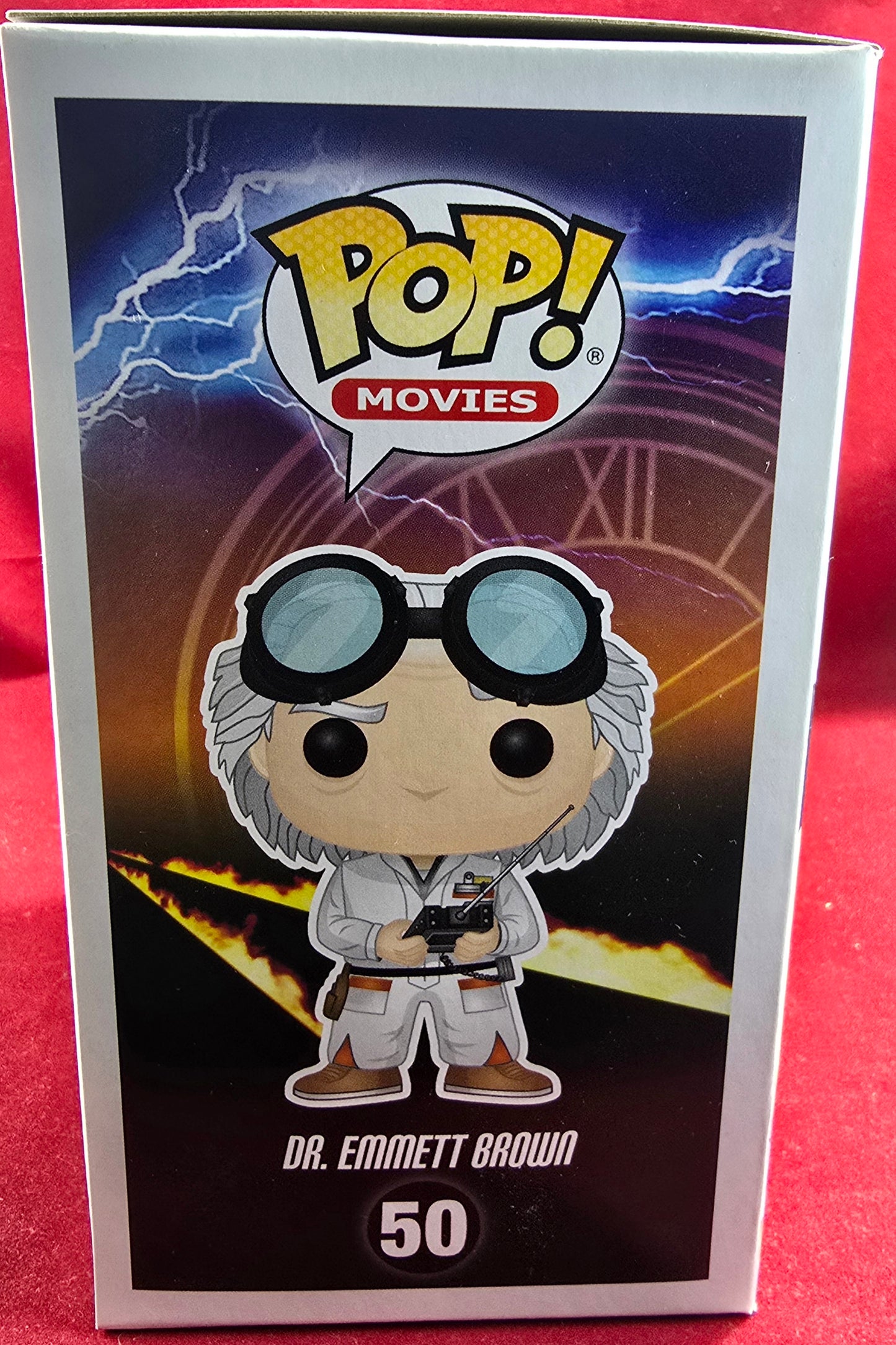Dr. Emmett Brown funko # 50 (nib) with pop protector
