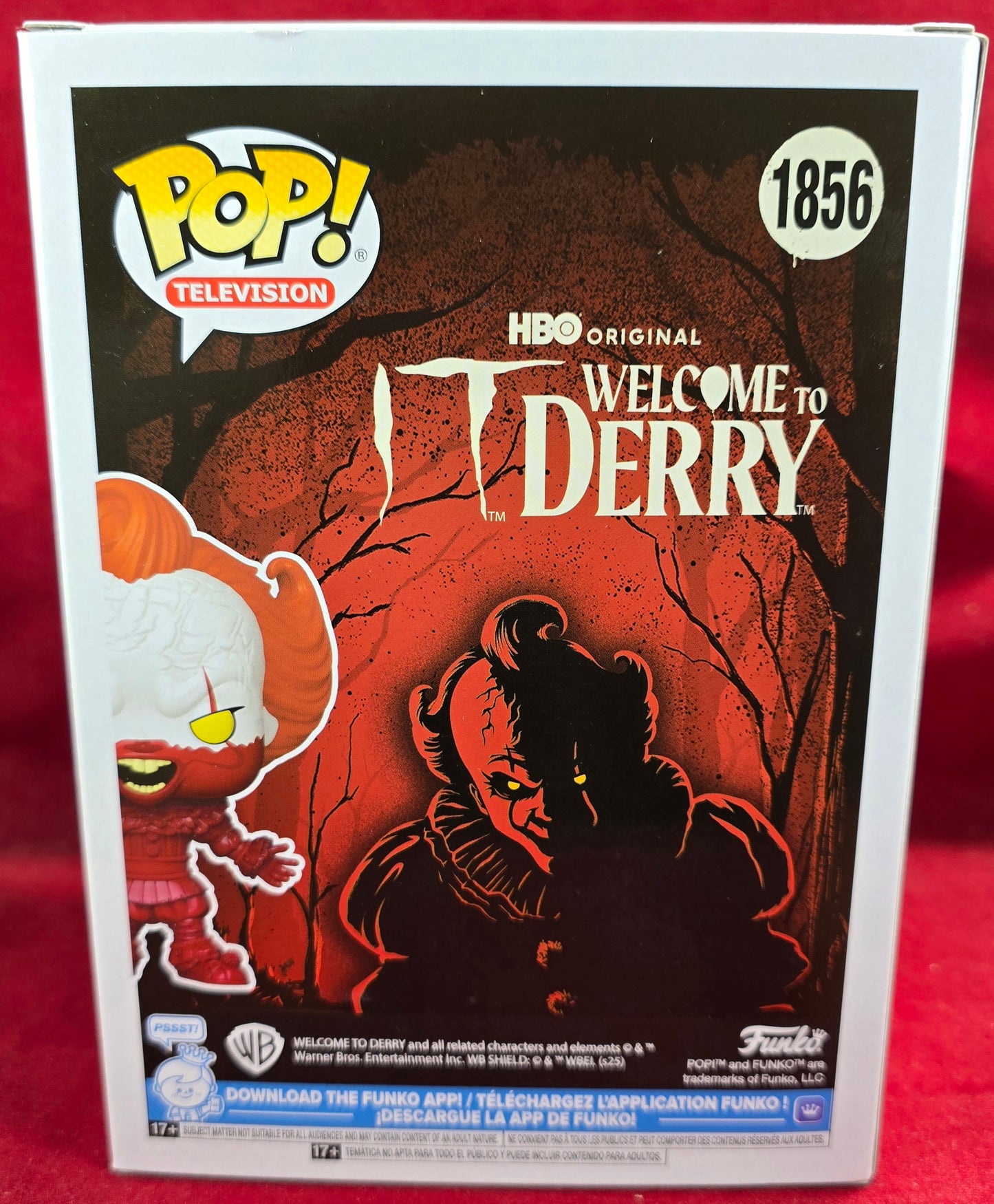 Pennywise Funko # 1856 (Nib)
With pop protector
