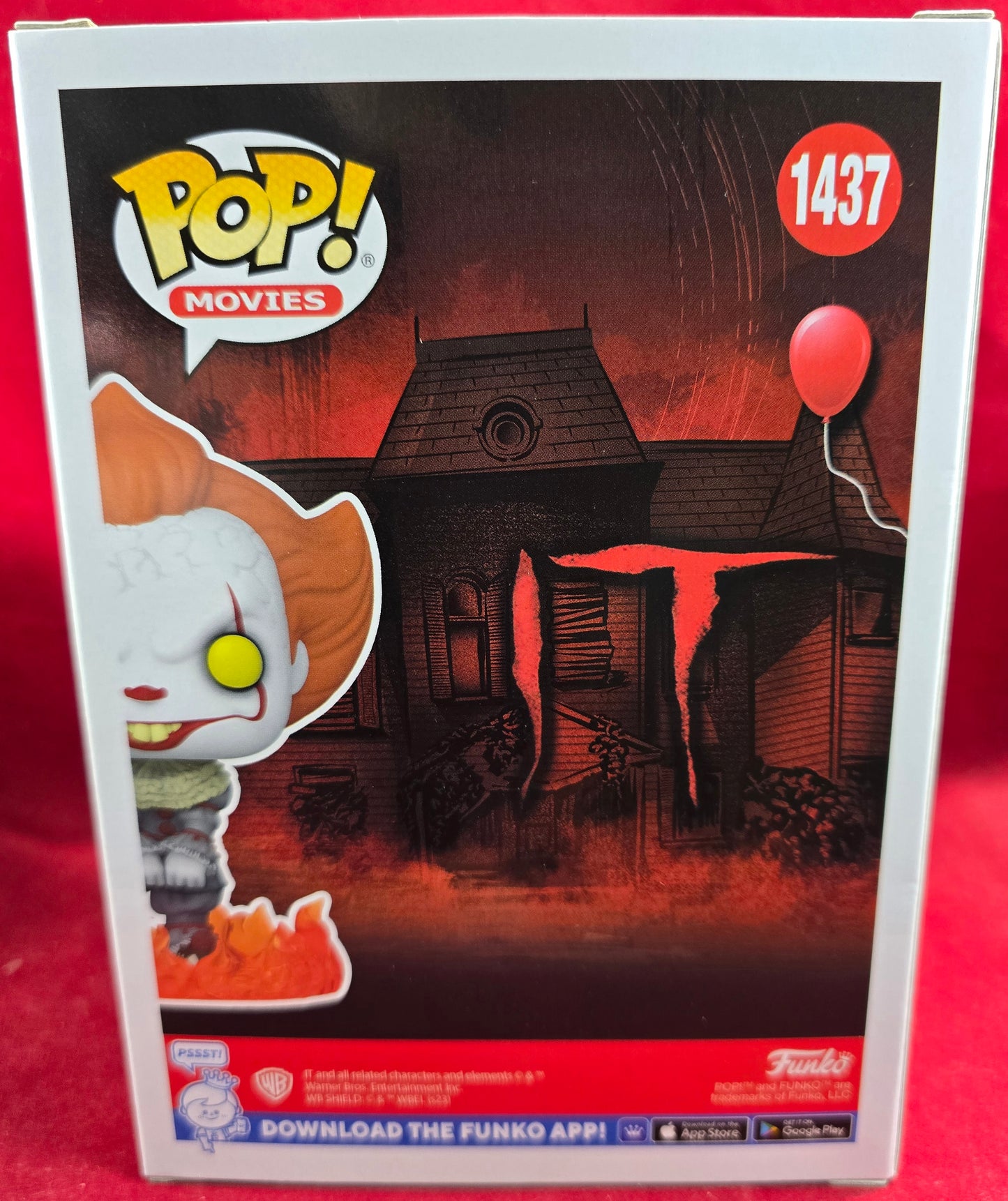 Pennywise specialty series funko # 1437 (nib) With pop protector