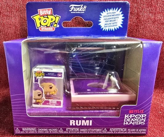 Funko! Bitty Pop Stages: Brand New Rumi With Stage (Nib)