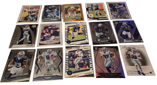 Dallas Cowboys Past And Present Team Football Cards Assortment
Up for sale is a 15 one of a kind assortment of Dallas Cowboys football cards past and present.