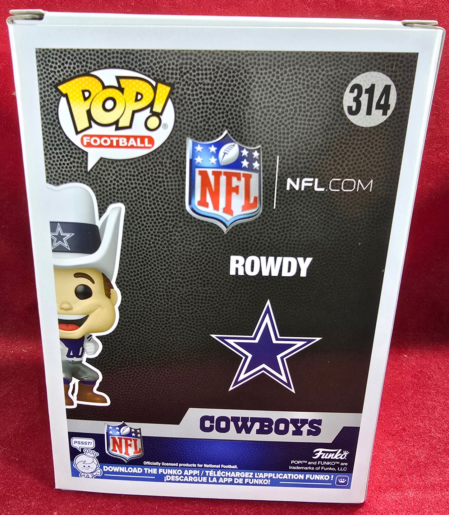 Rowdy funko # 314 (nib) with pop protector