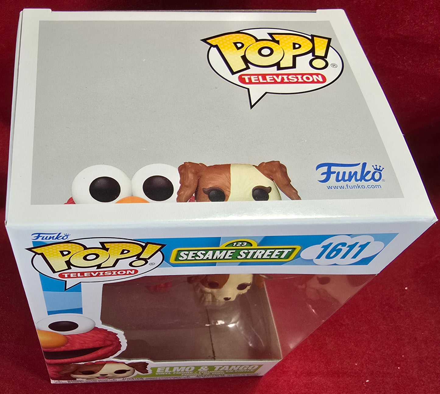 Elmo & Tango funko # 1611 (nib) with pop protector