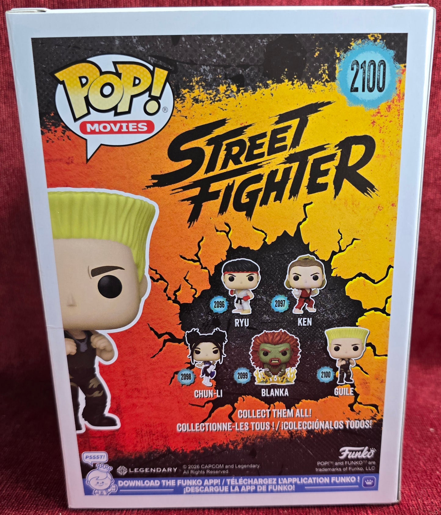Funko Pop! Movies: Guile # 2100 (Nib)
With pop protector