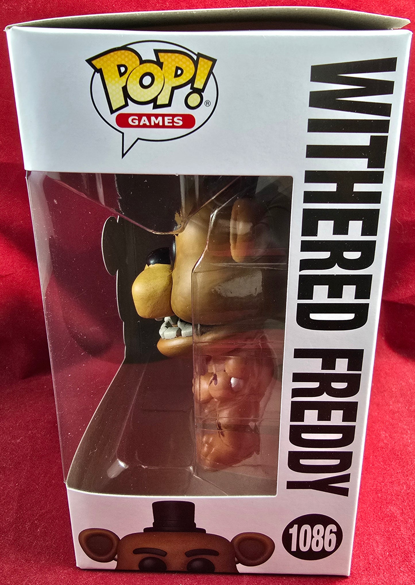 Withered Freddy funko # 1086 (nib)with pop protector