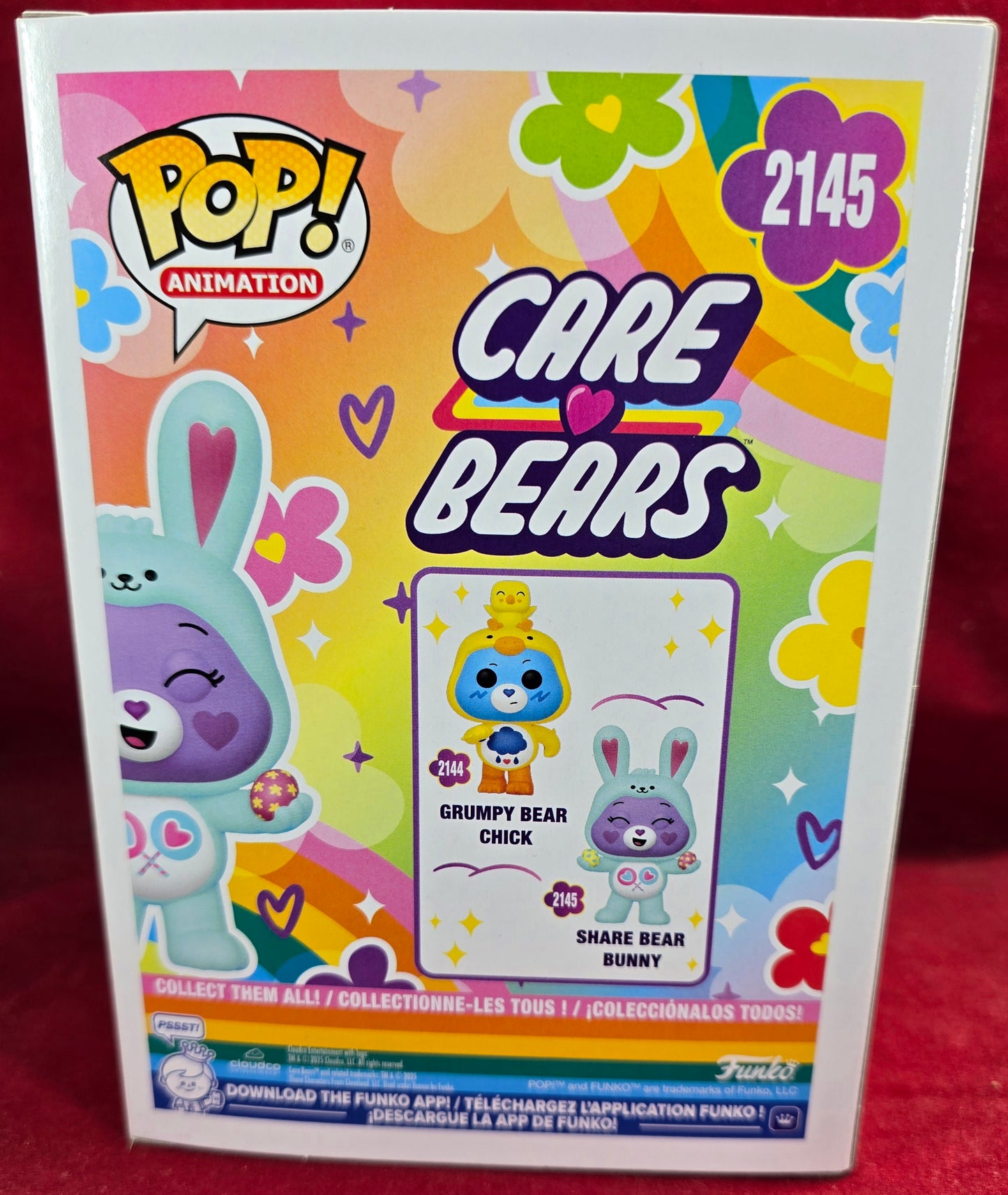 Share Bear Bunny Funko # 2145 (Nib)
With pop protector