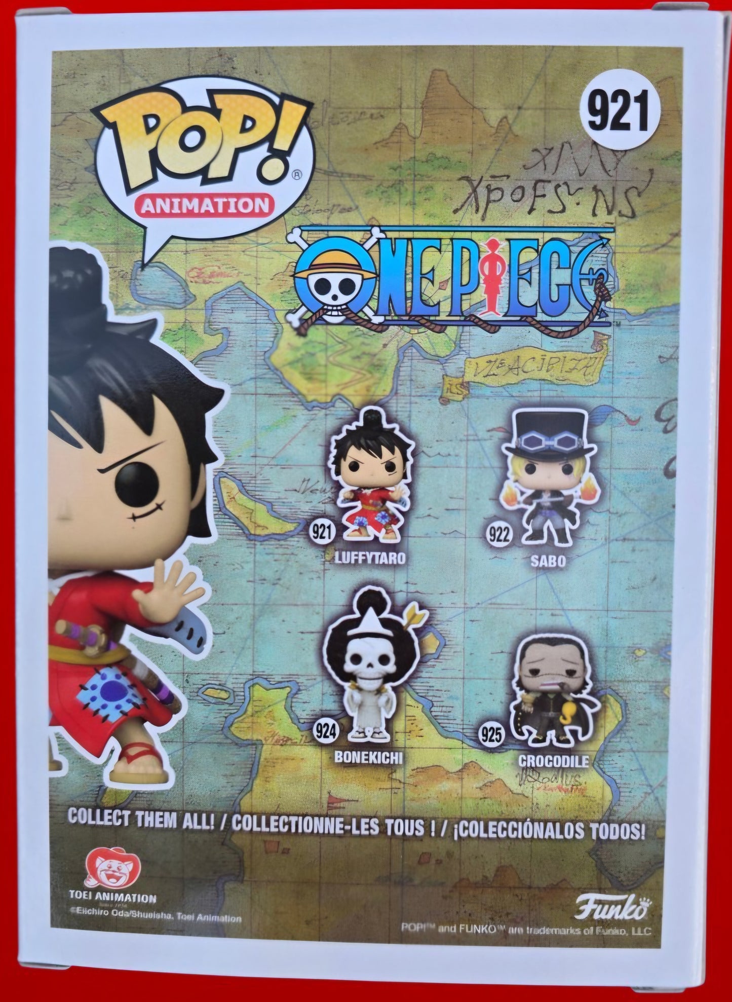 Luffytaro funko # 921 (nib) With pop protector