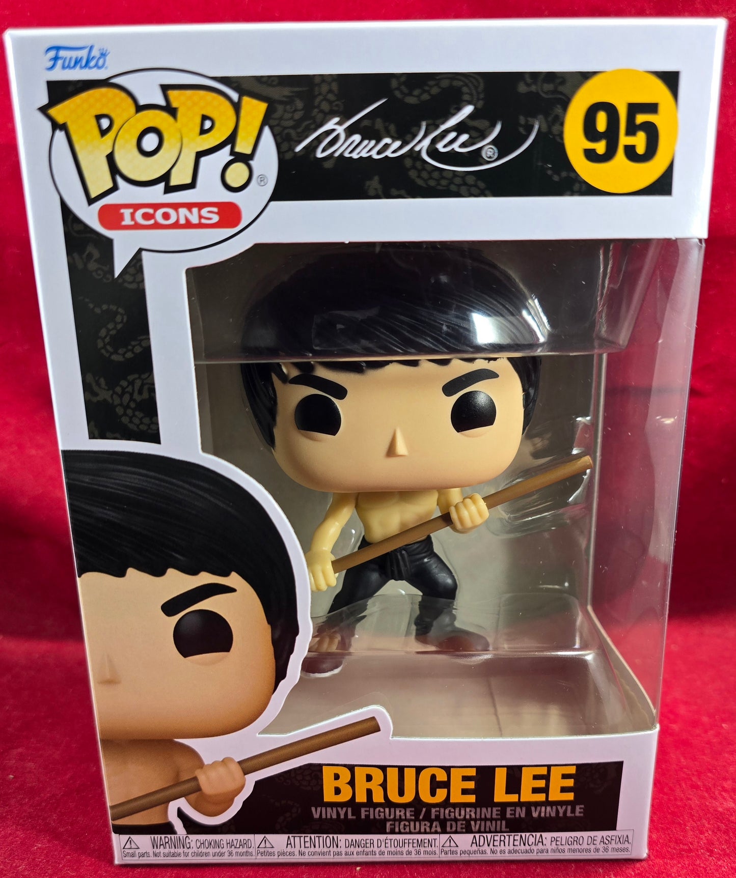 Bruce Lee funko # 95 (nib) With pop protector