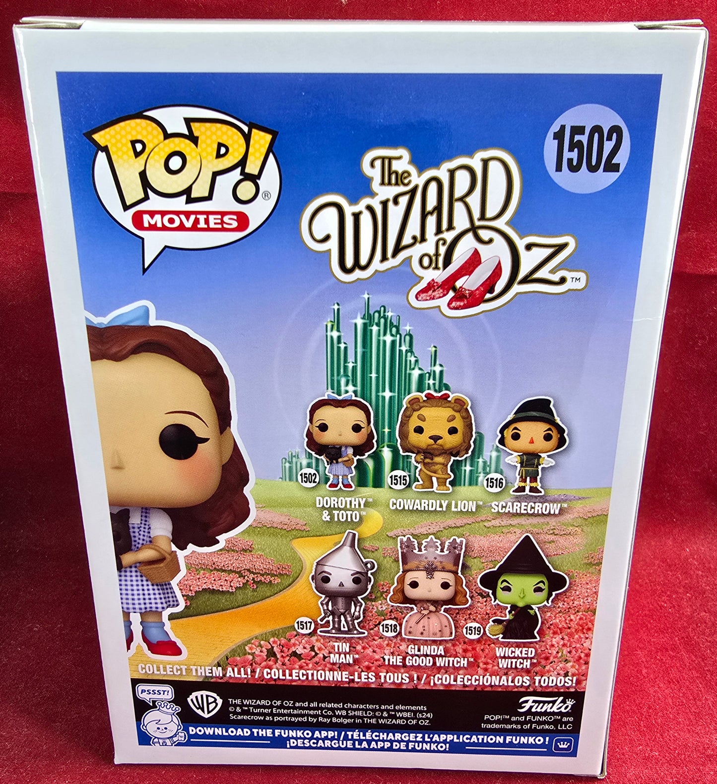 Dorothy & toto funko # 1502 (nib)
With pop protector