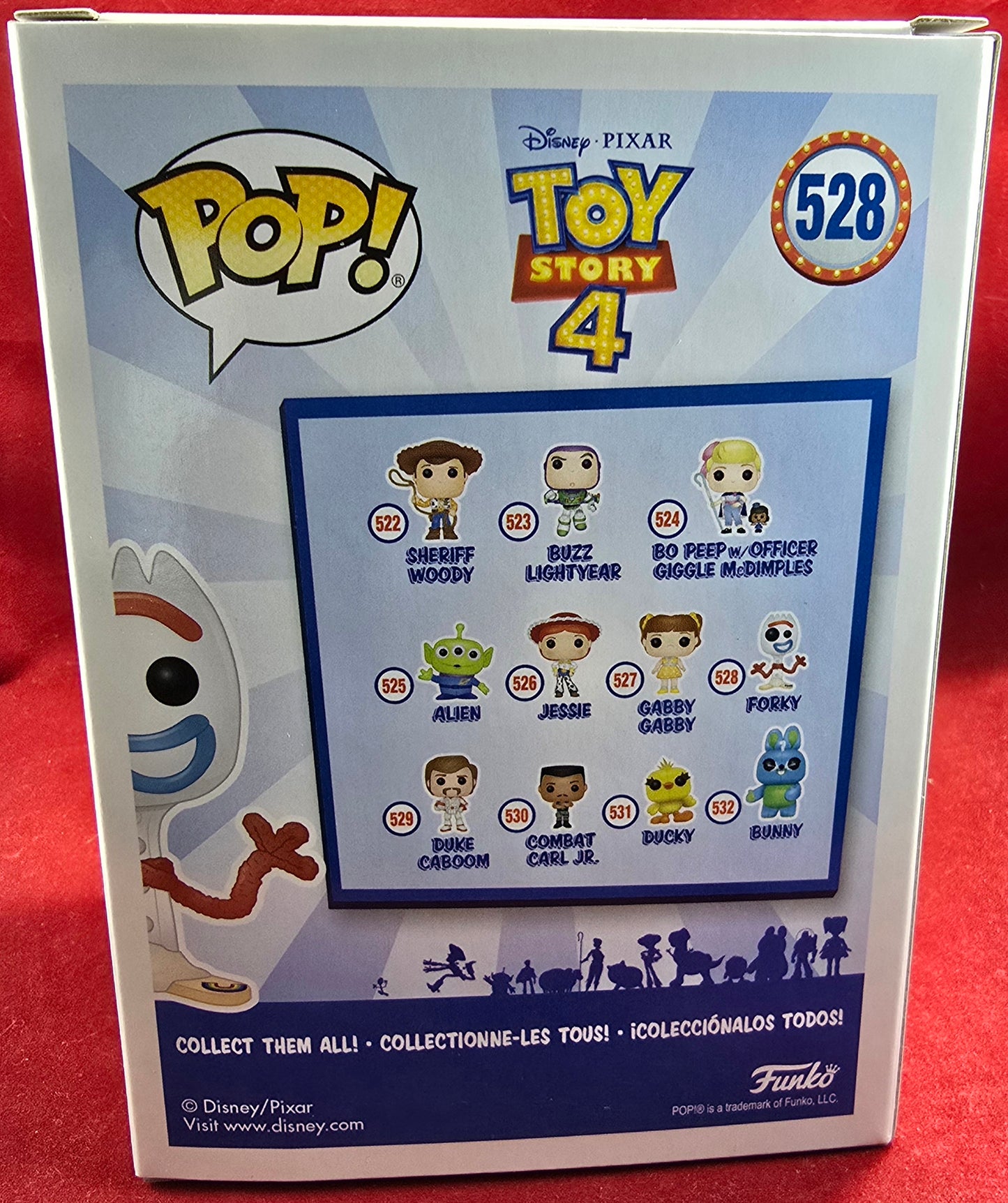 Forky funko # 528 (nib) With pop protector