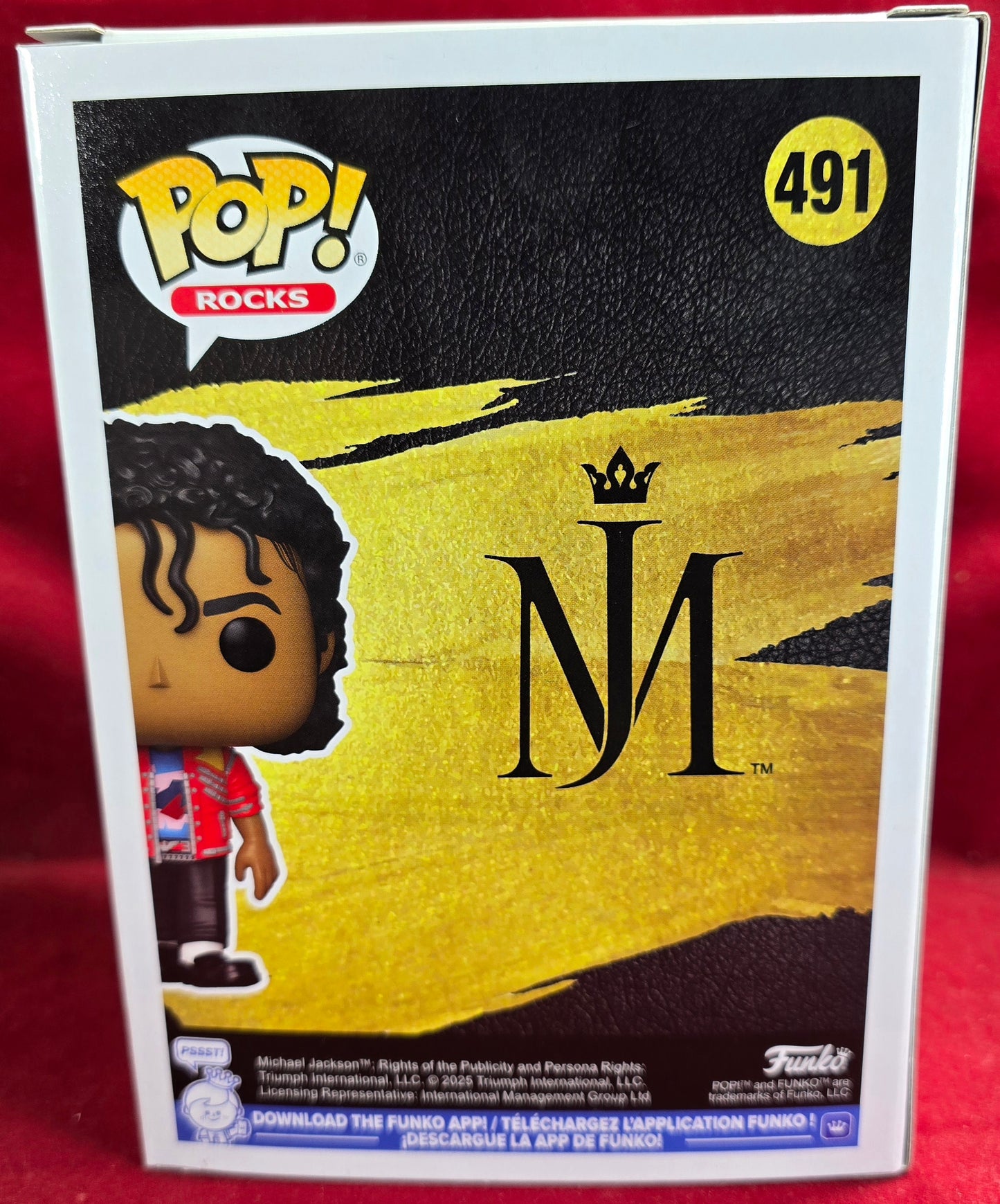Michael Jackson Funko #491 (Nib)
With pop protector