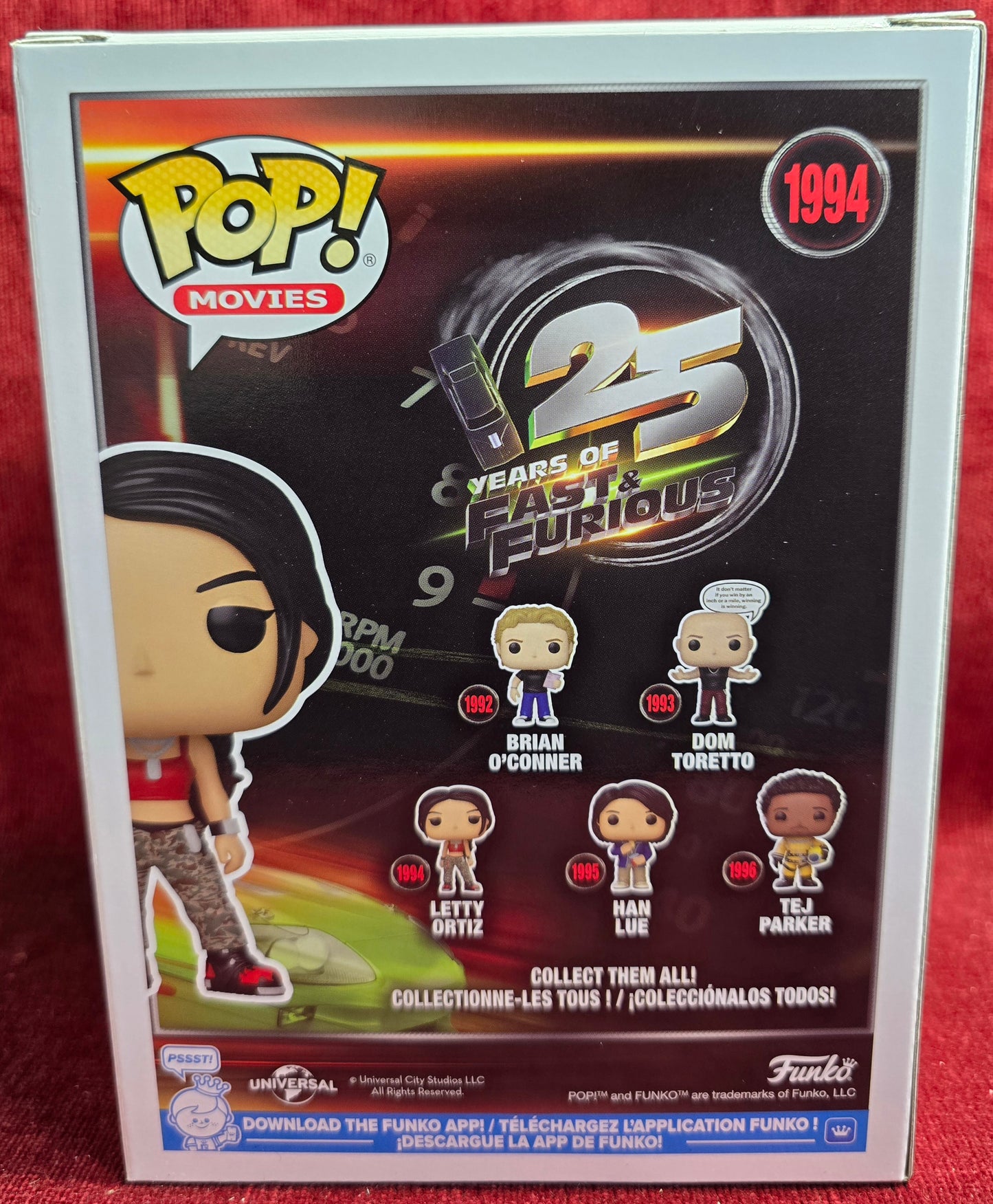 Funko Pop! Movies: Letty Ortiz # 1994 (Nib)
With pop protector