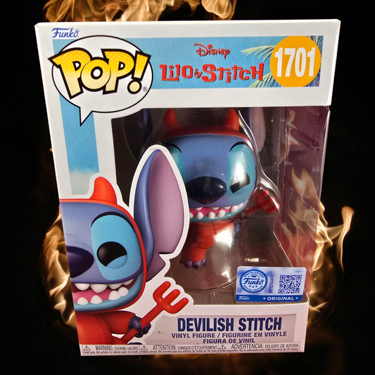 Devilish Stitch Entertainment Earth Exclusive Funko # 1701 (Nib)
With pop protector