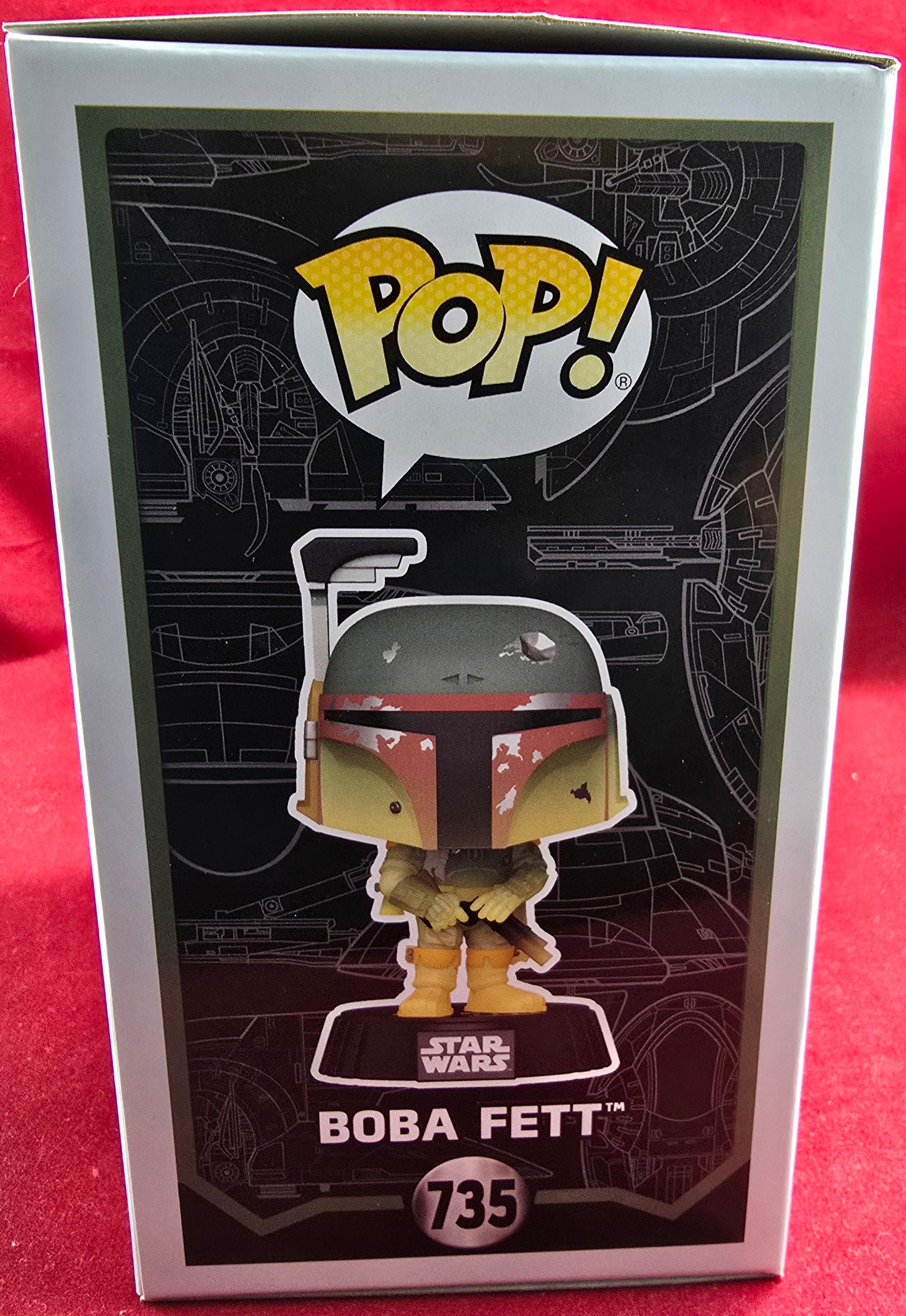 Boba Fett funko # 735 (nib) With pop protector
