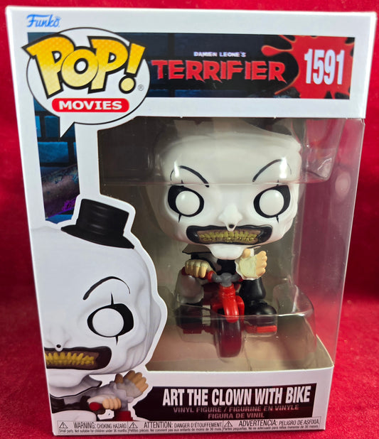 Funko Pop! Vinyl: Art the Clown with Bike #1591 (Nib)
With pop protector